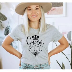 Queen Bee Shirt, Queen Shirt, Bee Shirt, Womens Queen Bee Shirt, Queen Bee Shirt Womens, Funny Womens Shirt, Womens Shirt Funny, Queen
