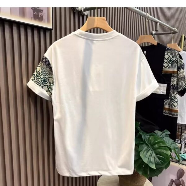 Men's T-shirt Summer New Work Clothes Style Color Matching Top – Bild 5
