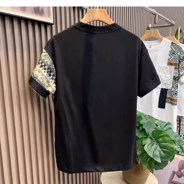 Men's T-shirt Summer New Work Clothes Style Color Matching Top – Bild 2
