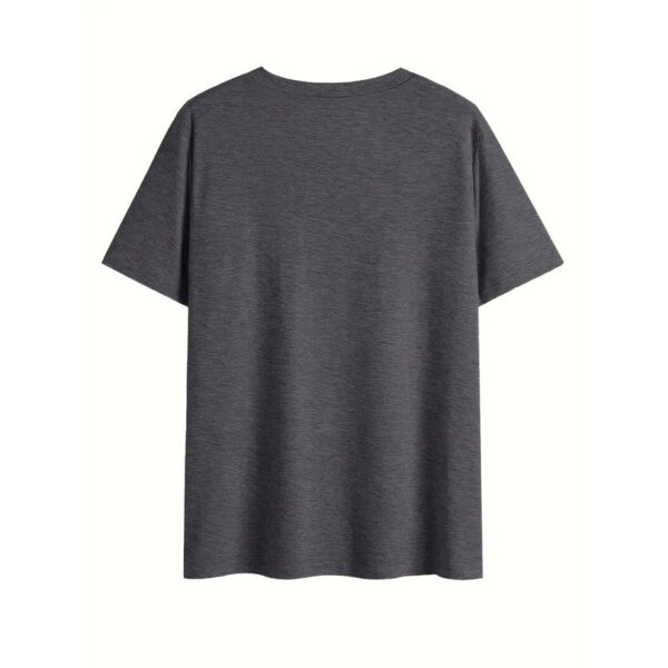 Women's Guitar & Letter Print Short Sleeve T-Shirt Casual V Neck Summer Top – Bild 5