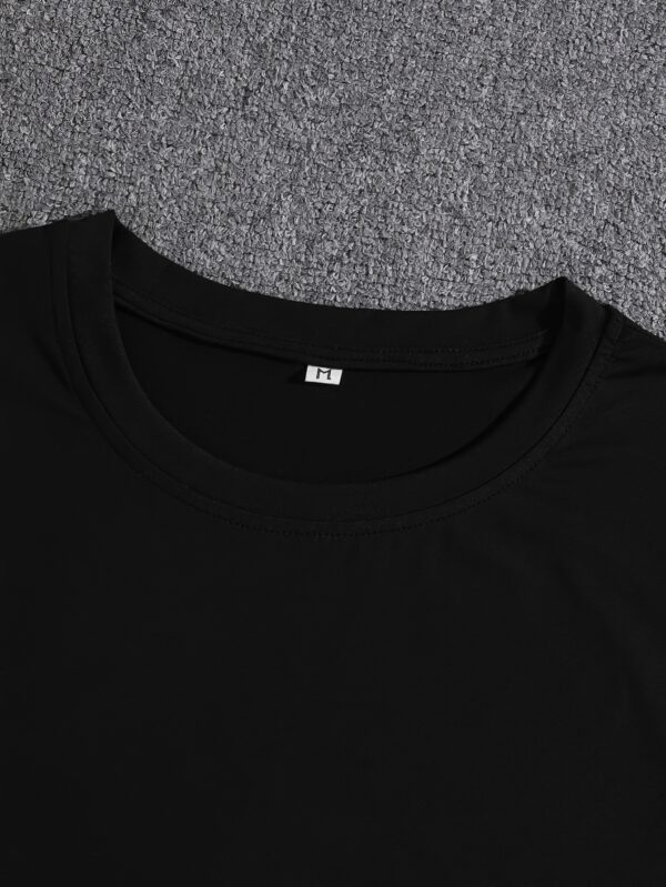 Trust No One Creative Printed Summer Casual T-shirt For Men With Short Sleeves, Sports And Leisure Style, Fashionable Round Neck Top For Daily Wear – Bild 3