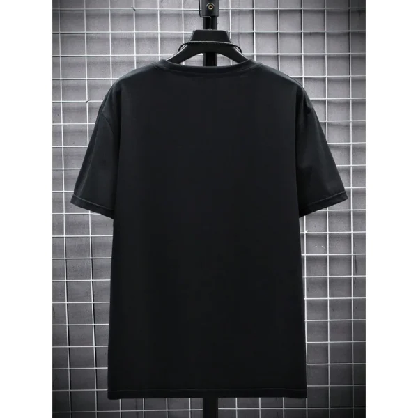 Men's Casual Short-Sleeved T-shirt Breathable Chess Letter-Printed Top – Bild 3
