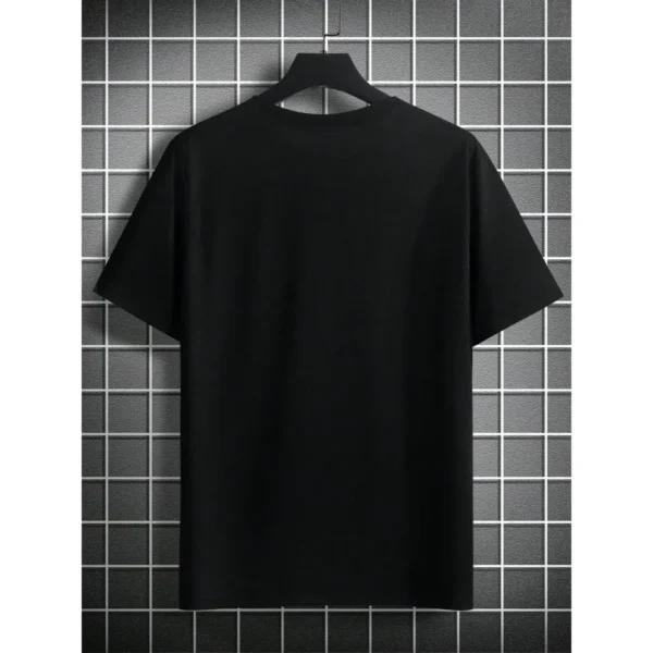 Men's Hand-Painted Letter-Printed Short-Sleeved T-Shirt Loose Comfortable Summer Top Casual Streetwear Tee – Bild 4
