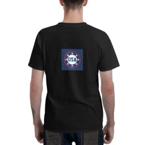 Men's Pure Cotton Round Neck Short Sleeve T-Shirt 150g Breathable Comfortable Back Embossed Casual Top