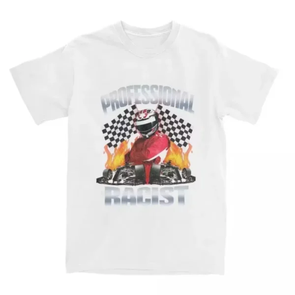 Professional Racing Driver Print Loose Comfortable Short-Sleeved T-Shirt Unisex Top For Men And Women