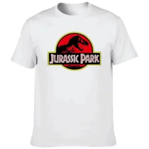 Unisex Jurassic Park Short-Sleeved T-Shirt Animal Lover's Comfortable Loose Top Commemorative Gift Tee For Men And Women
