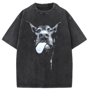 Vintage Washed Pure Cotton 180g Loose T-Shirt Hip-Hop Street Style Short Sleeve Soft Summer Top For Men And Women