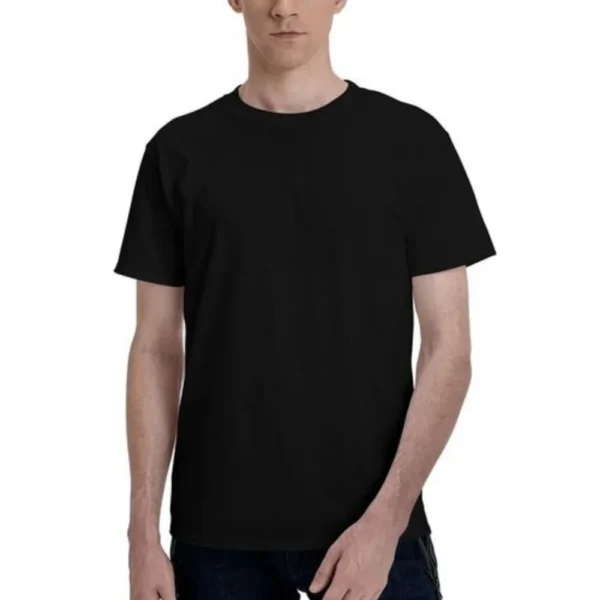 Men's Summer Pure Cotton T-Shirt 180g Short-Sleeved Loose Comfortable Fit With Letter Print For Fitness – Bild 2
