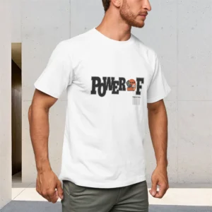 Men's Pure Cotton T-Shirt 150g Round Neck Short-Sleeved Letter Printed Casual Breathable And Comfortable Sports Top