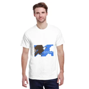 Men's Pure Cotton T-Shirt 150g Round Neck Short Sleeve Breathable Comfortable Design With Hot Stamping