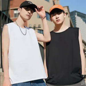 Summer 2025 Vest New Style Loose Casual Sleeveless Vest Breathable Quick-drying Sports Short-sleeved Men