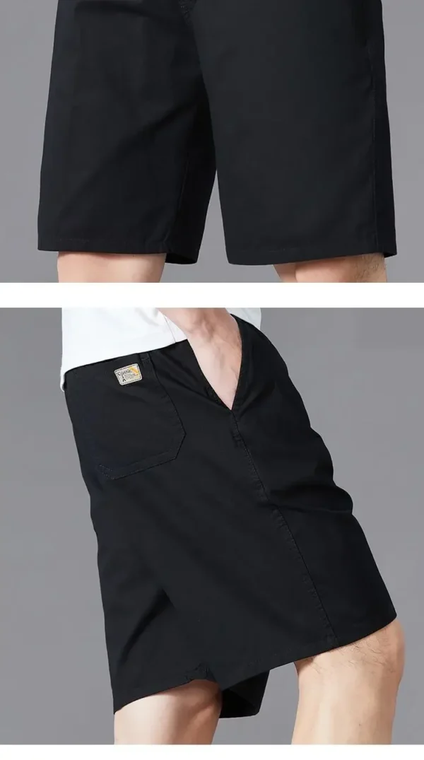 Men Wear Pure Cotton Thin Straight Loose Casual and Versatile Five-point Pants in Summer – Bild 8
