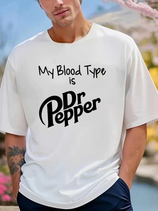 Letters fashion trend men's T-shirt
