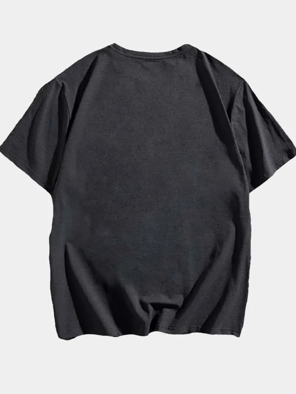 Relaxed Fit Im Retired Graphic Tee - Moisture-Wicking, Freedom of Movement, Polyester Blend, Crew Neck, Summer Essential for Men – Bild 6