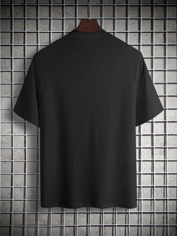 Cotton short sleeved T-shirt, American fashion brand printed bottom, men's and youth spring/summer round neck casual versatile t – Bild 6