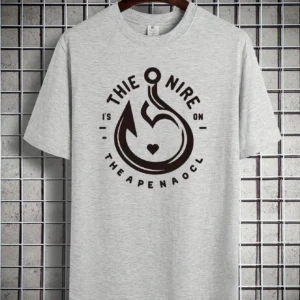 Fashion Print Cotton short-sleeved T-shirt American fashion trendy brand printed bottoming shirt for men and teenagers spring an