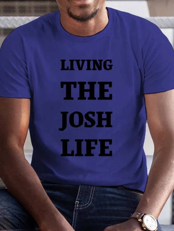 Josh Life T-Shirt - Soft Pure Cotton, Relaxed Comfort Fit for Everyday Wear, Designed for Men Who Value Style and Comfort – Bild 2