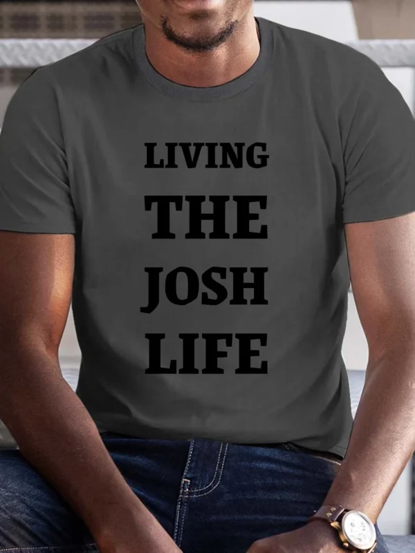 Josh Life T-Shirt - Soft Pure Cotton, Relaxed Comfort Fit for Everyday Wear, Designed for Men Who Value Style and Comfort – Bild 4