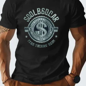 Cotton short-sleeved T-shirt American fashion trendy brand printed bottoming shirt for men and teenagers spring and summer round