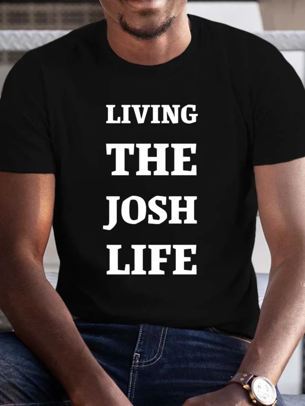 Josh Life T-Shirt - Soft Pure Cotton, Relaxed Comfort Fit for Everyday Wear, Designed for Men Who Value Style and Comfort – Bild 5