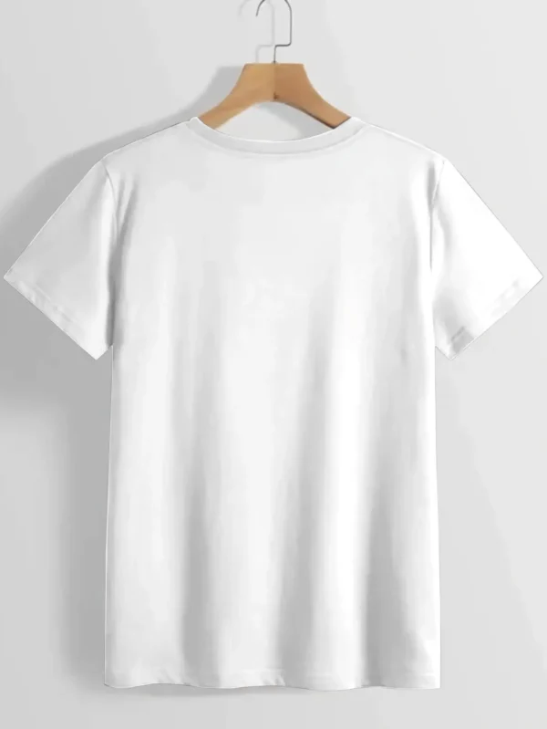 Vibrant Heart Graphic T-Shirt - Comfortable Short Sleeve Crew Neck Tee With Adorable Cartoon Design - Perfect For Casual Daily W – Bild 2