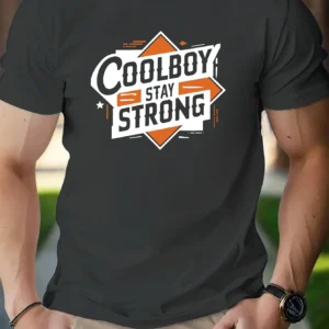 graphic Cotton short-sleeved T-shirt American fashion trendy brand printed bottoming shirt for men and teenagers spring and summ