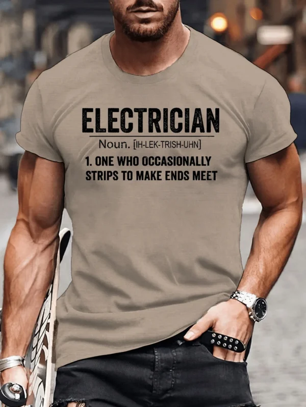 Letter Fitted Men's T-Shirt, Sweat-wicking and Freedom of Movement – Bild 2