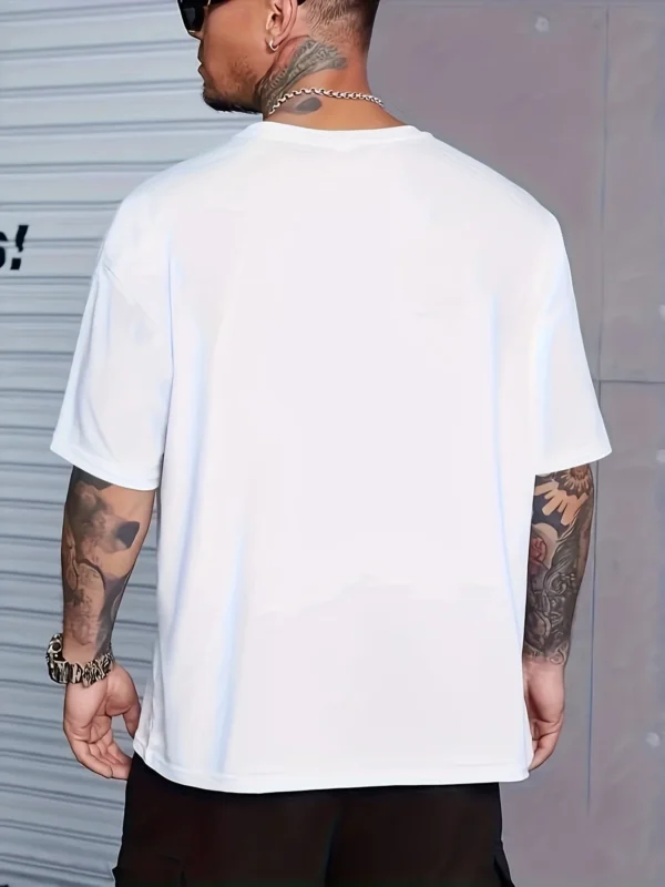 Summer Men's Front Printed Short Sleeve T-Shirt Top Comfortable Breathable Fabric Casual Sport Style Father 3 – Bild 3